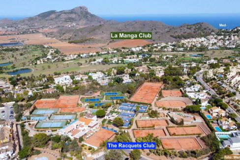 Wop La Manga Club Las Acacias Villaer Wop Flyfoto The Racquets Club