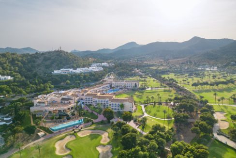 Wop La Manga Club Las Acacias Villaer Wop Hotel Aereal Adults And Family Pool Grand Hyat La Manga Club Golf Spa